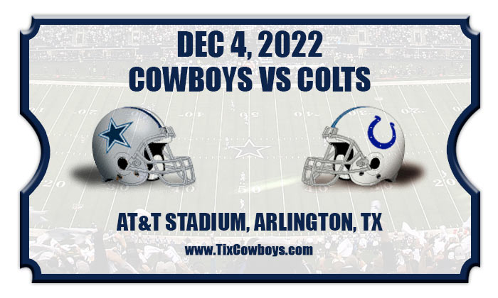 2022 Cowboys Vs Colts