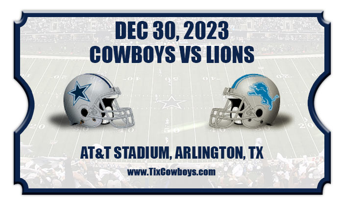 2023 Cowboys Vs Lions