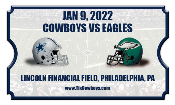 eagles cowboys tickets 2022