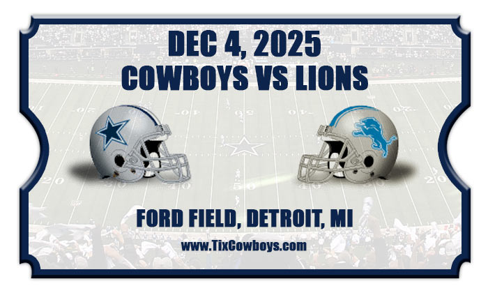 2025 Cowboys Vs Lions