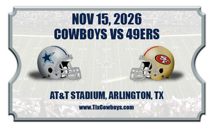 2026 Cowboys Vs 49ers