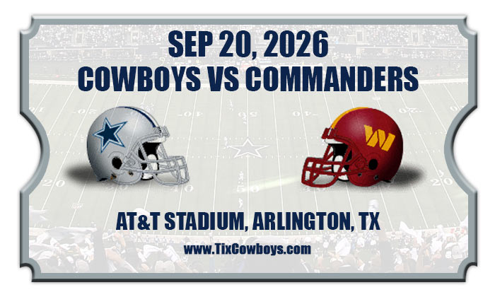 2026 Cowboys Vs Commanders