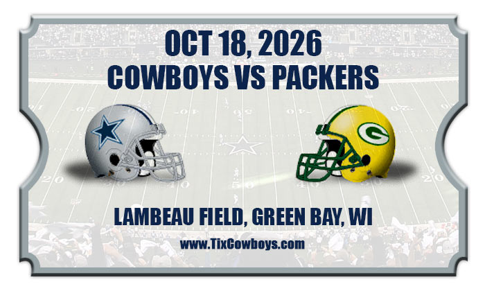 2026 Cowboys Vs Packers